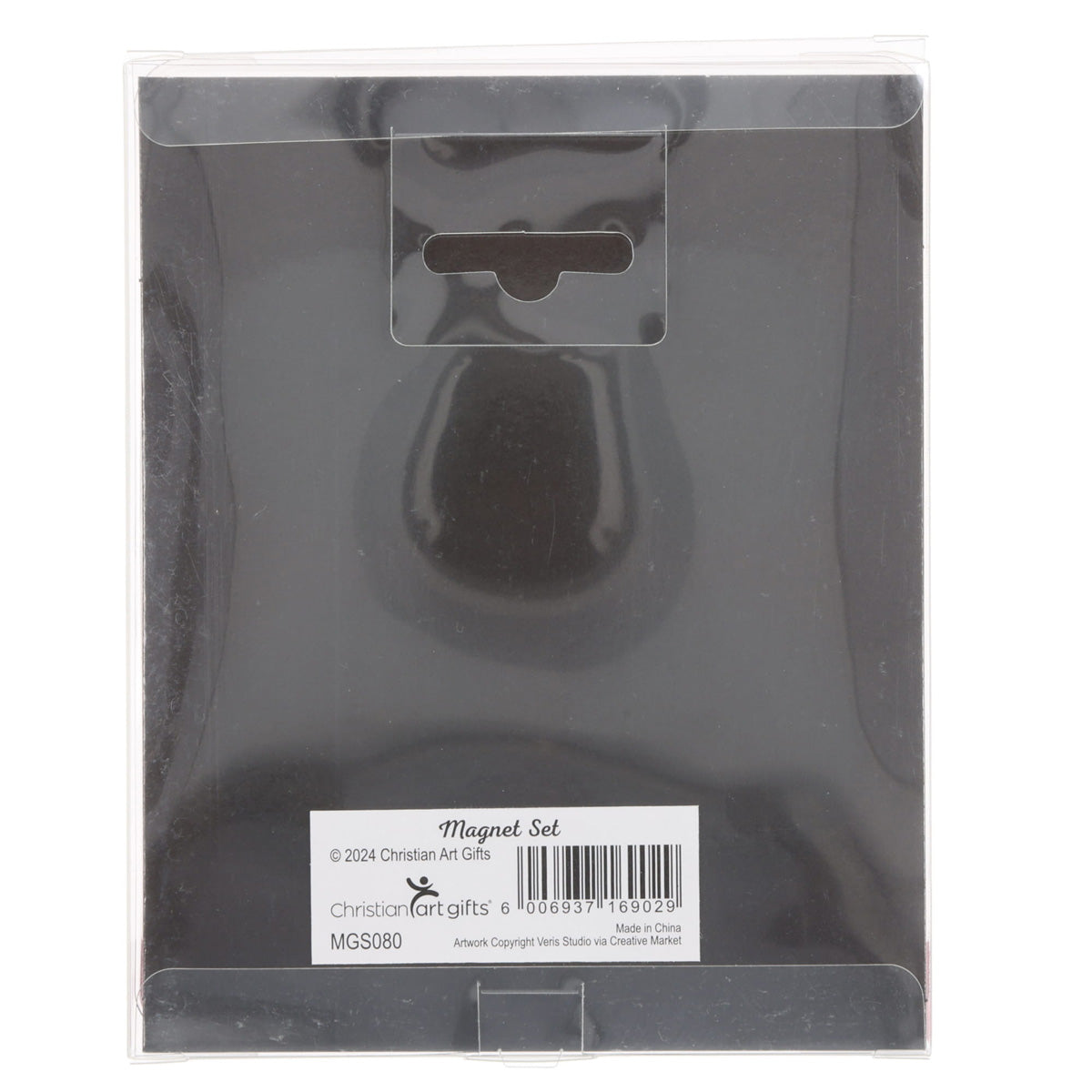 Geloof Hoop en Liefde Afrikaans Four-Piece Glass Magnetic Set