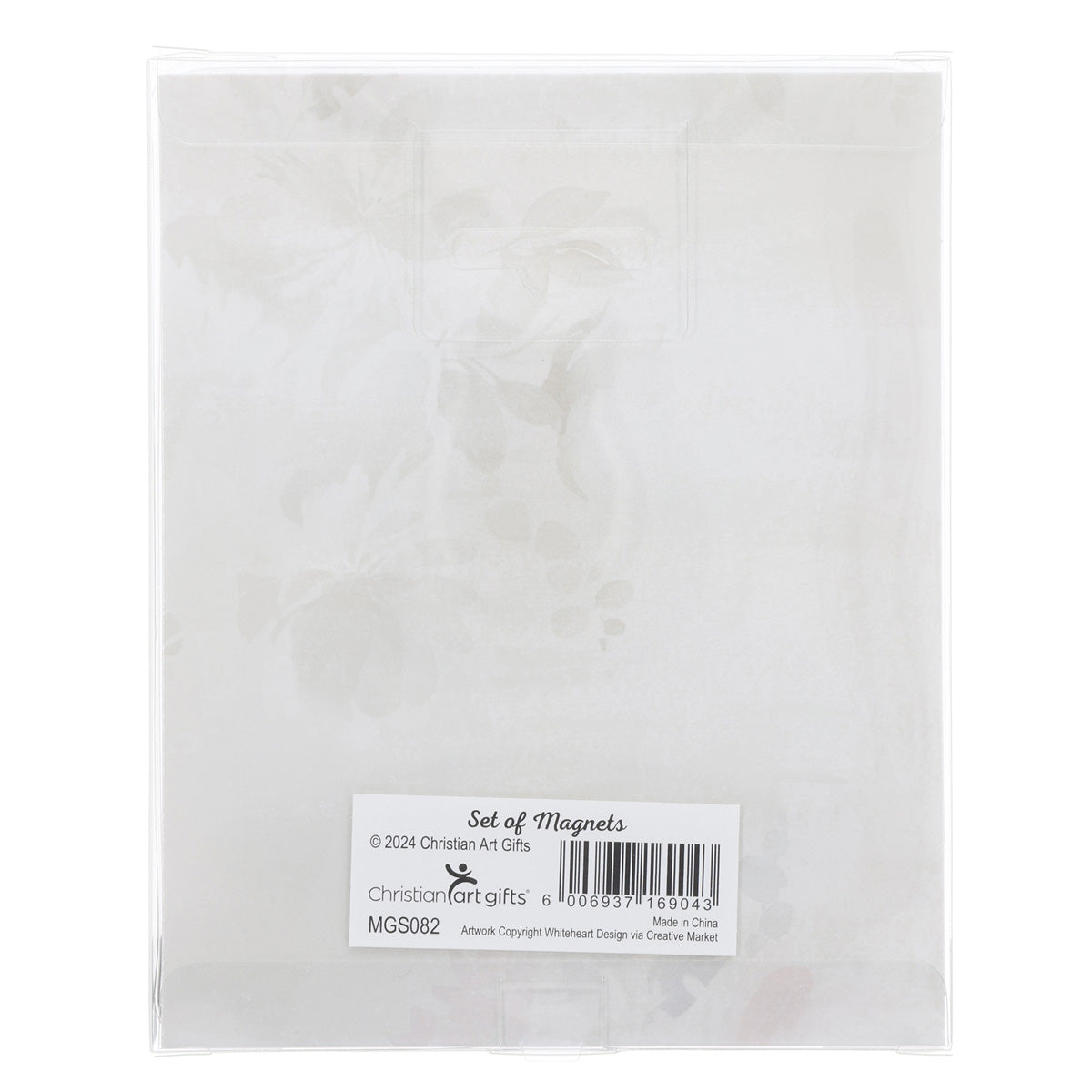 I Am with You Always Four-Piece Glass Magnetic Set