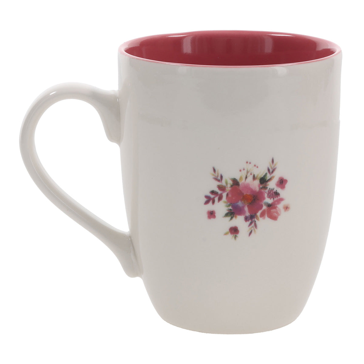 Hoop Maak Alles Weer Nuut Afrikaans Ceramic Mug with Pink Interior