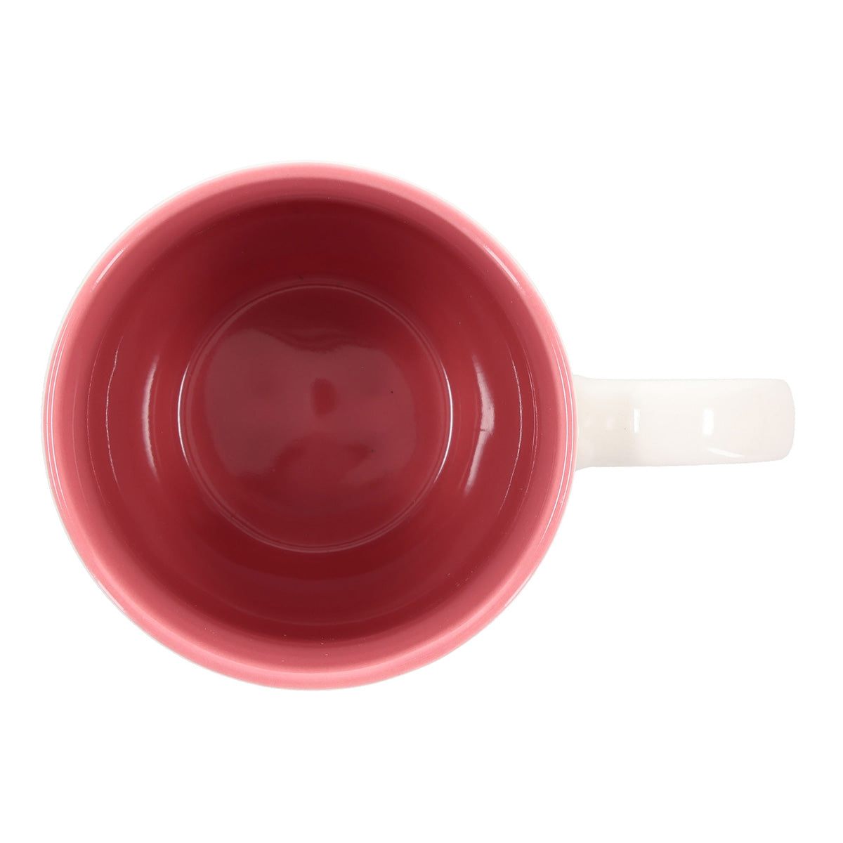 Hoop Maak Alles Weer Nuut Afrikaans Ceramic Mug with Pink Interior