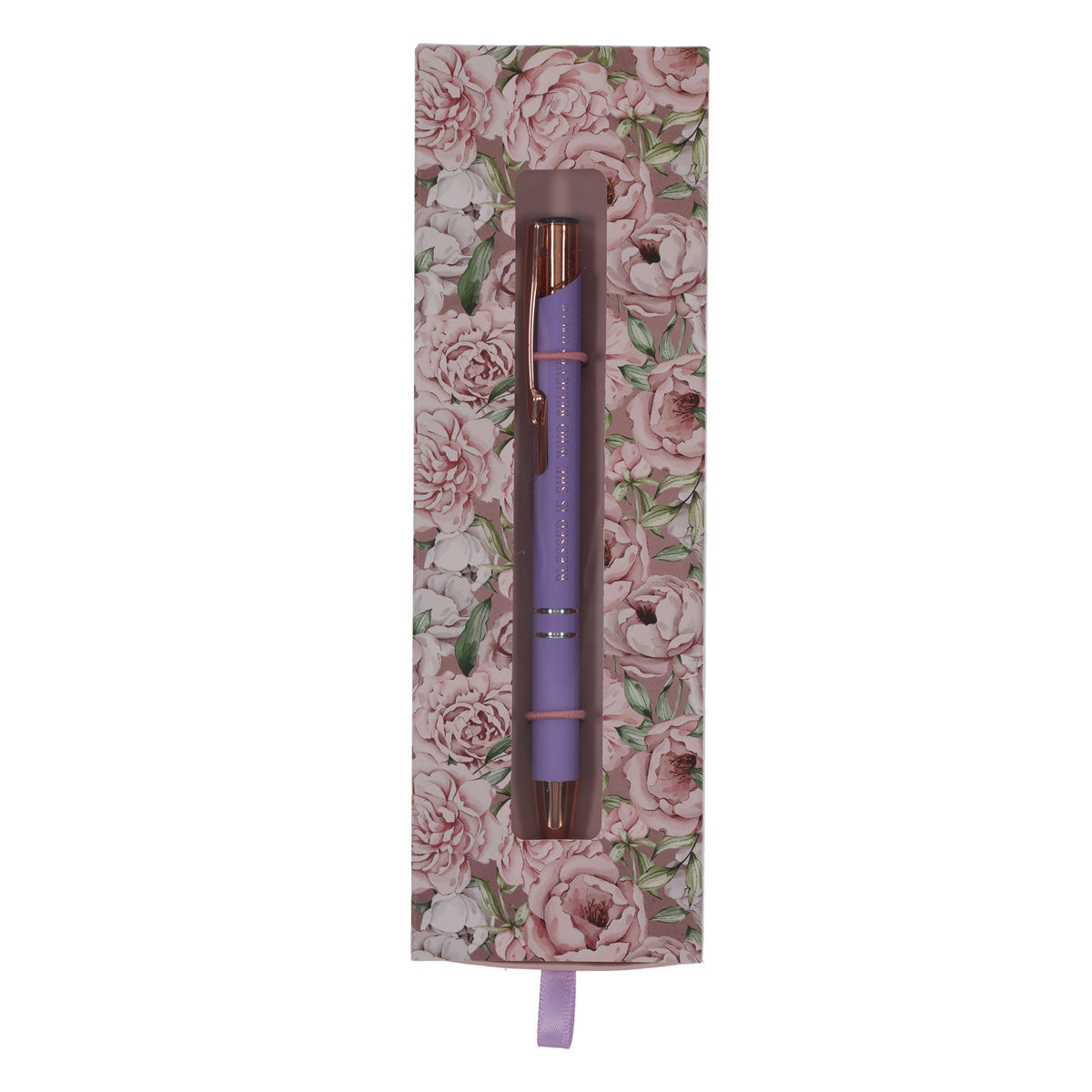 Blessed Is She Who Believes Pen in Gift Box