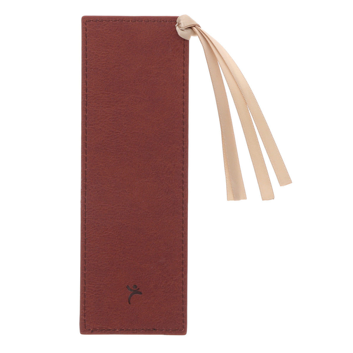 Footprints Faux Leather Bookmark