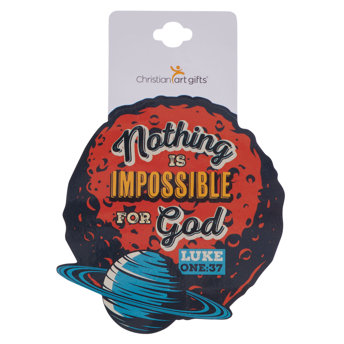 Nothing Is Impossible for God Sticker