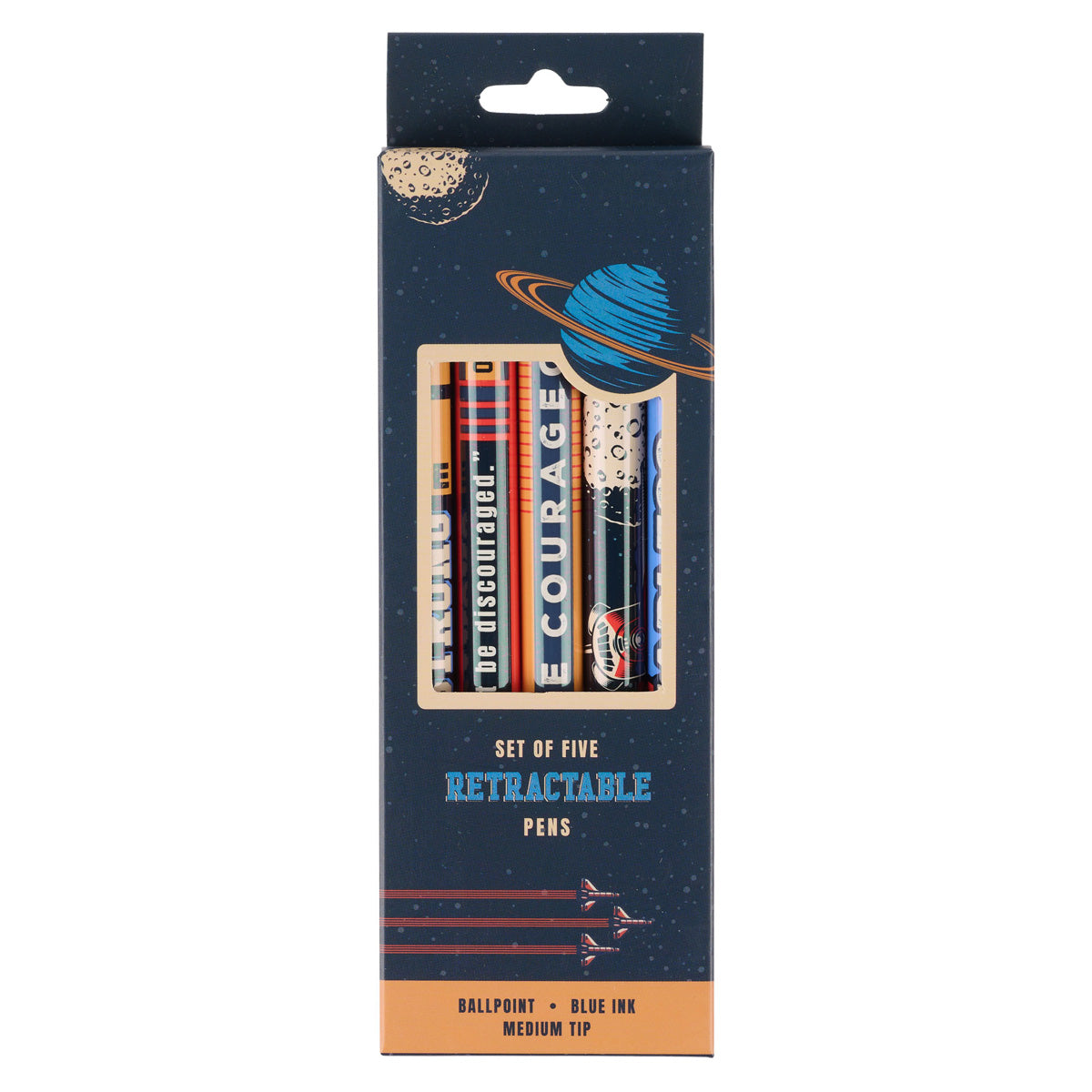 Be Strong and Courageous Five-Piece Pen Set