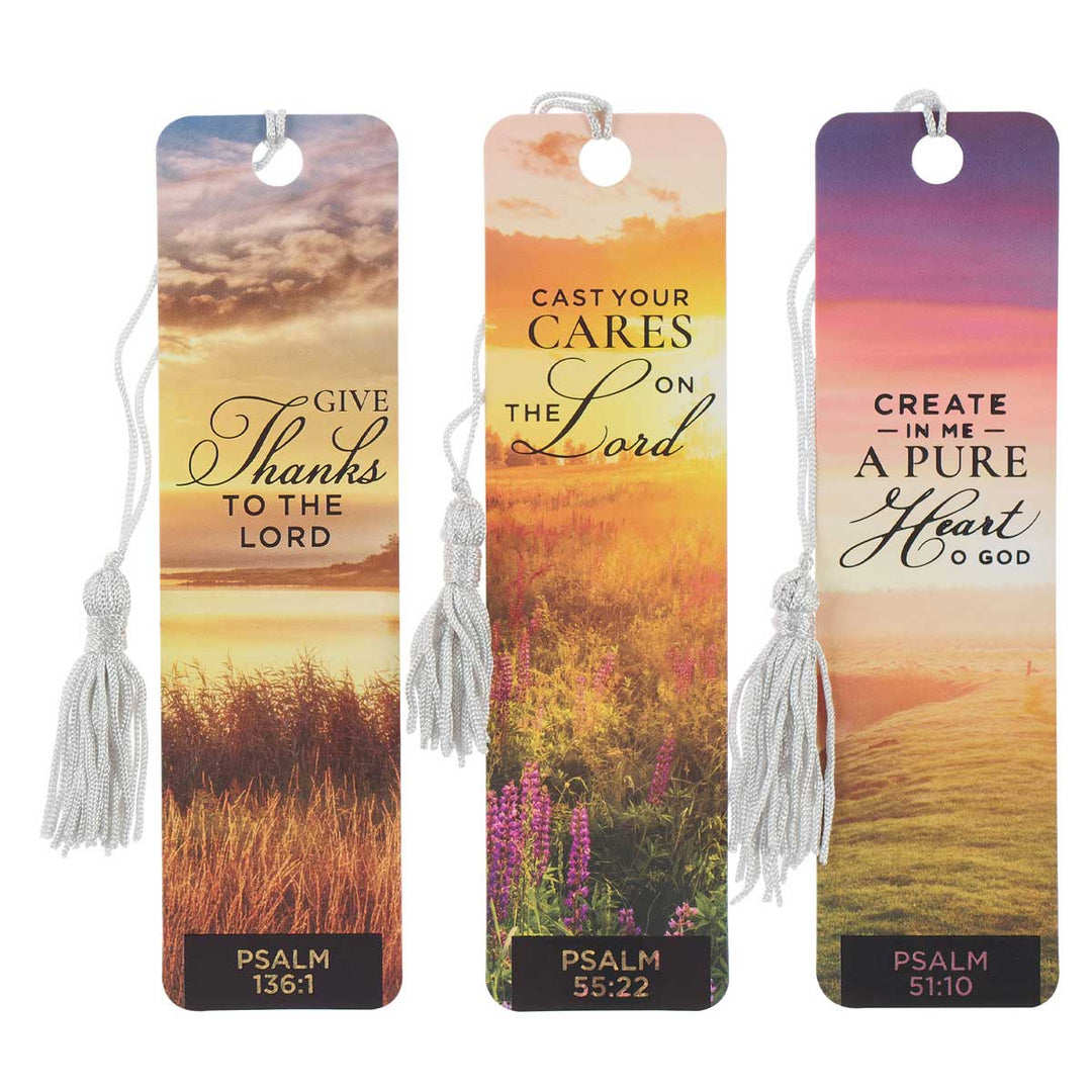 Psalms of Praise Three-Piece Bookmark with Tassel Set