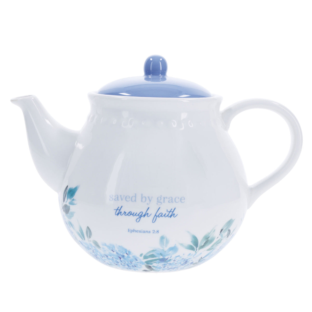 Saved by Grace Through Faith Ceramic Tea Pot