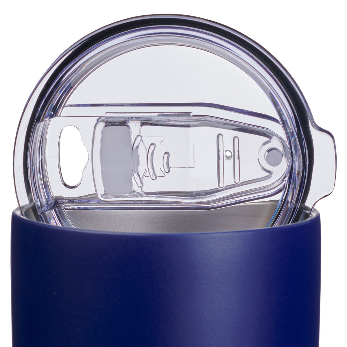Travel Mug - Be Strong and Courageous (Stainless Steel, Navy)