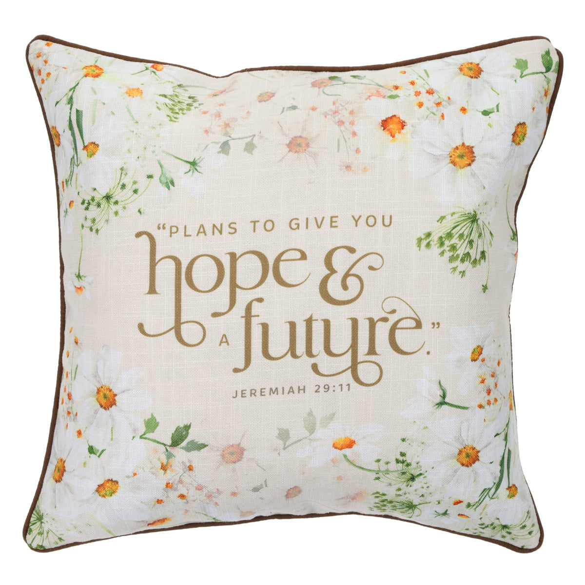 Hope and a Future Two-Piece Square Pillow Case Set