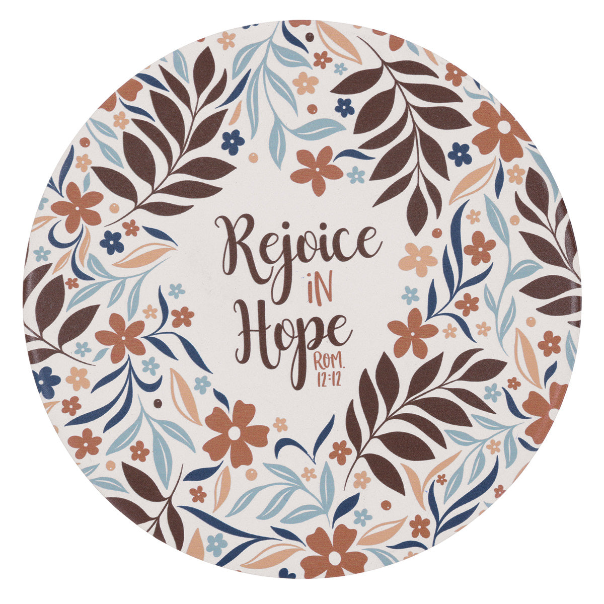 Rejoice in Hope Ceramic Trivet