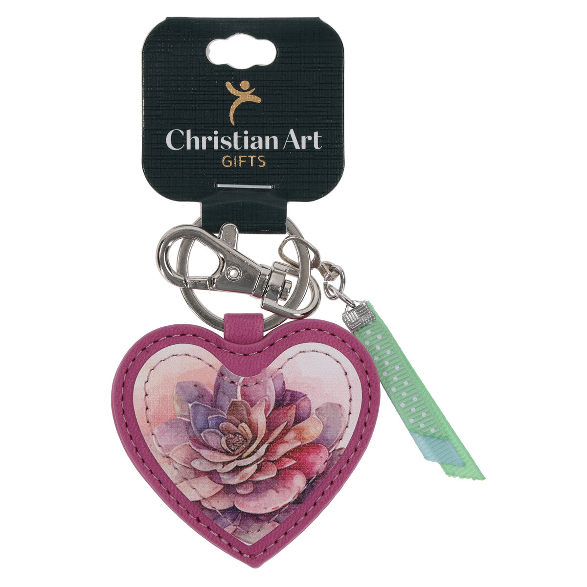 Vind Vreugde in die Here Afrikaans Faux Leather Key Ring with Charm