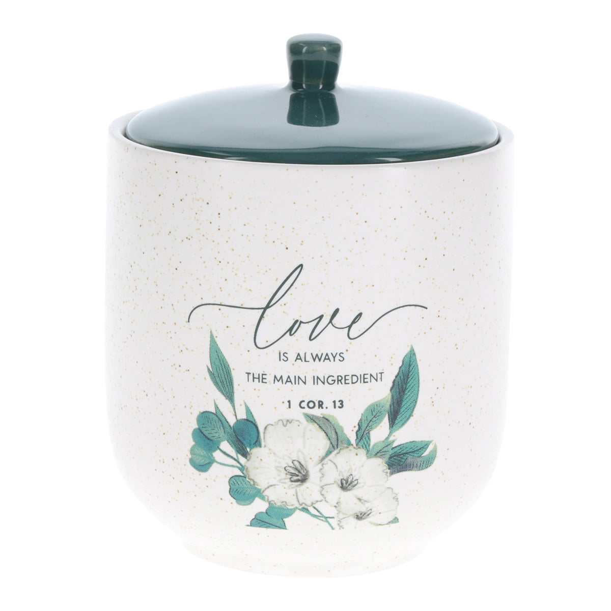 Love Is Always the Main Ingredient Ceramic Sugar Pot