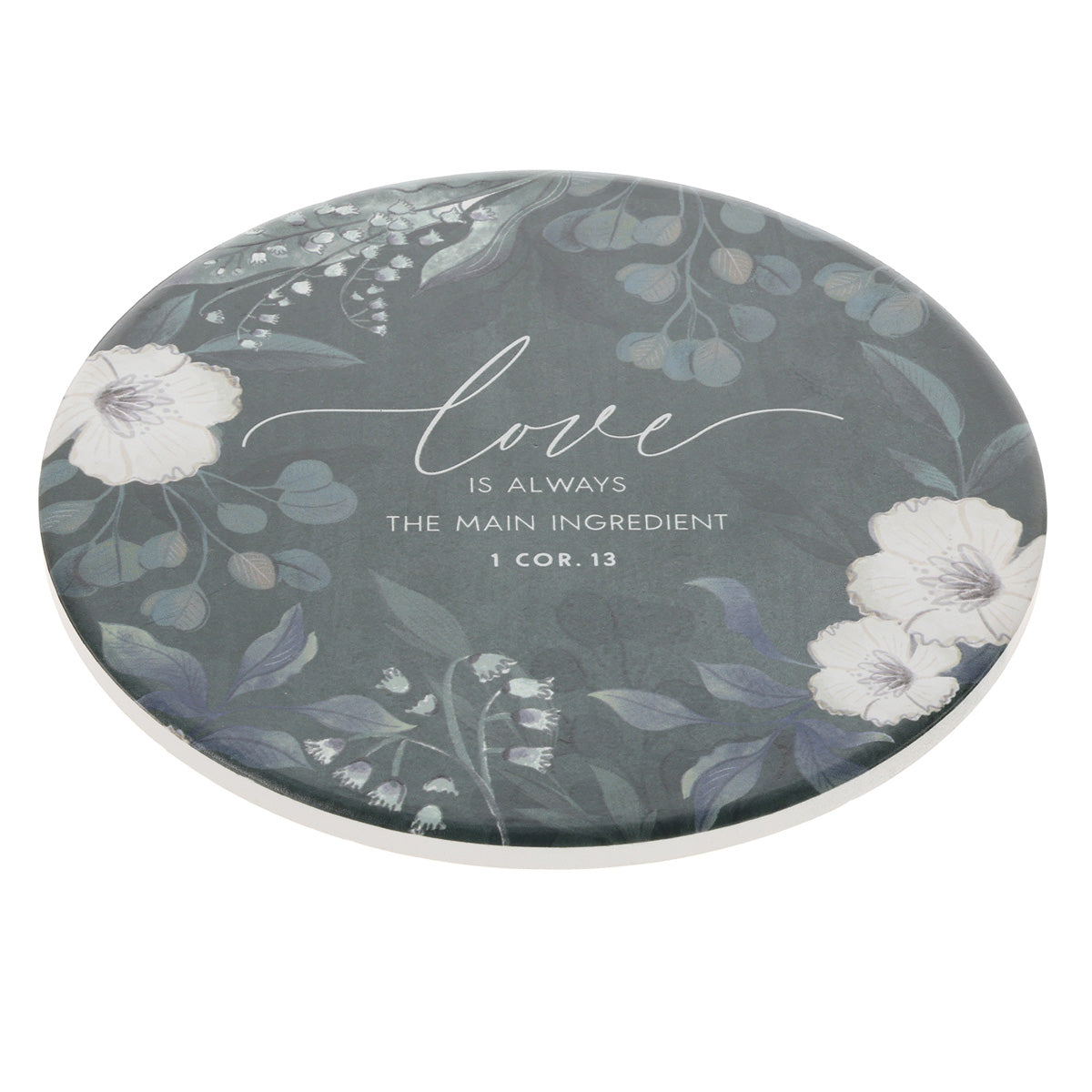 Love Is Always the Main Ingredient Ceramic Trivet