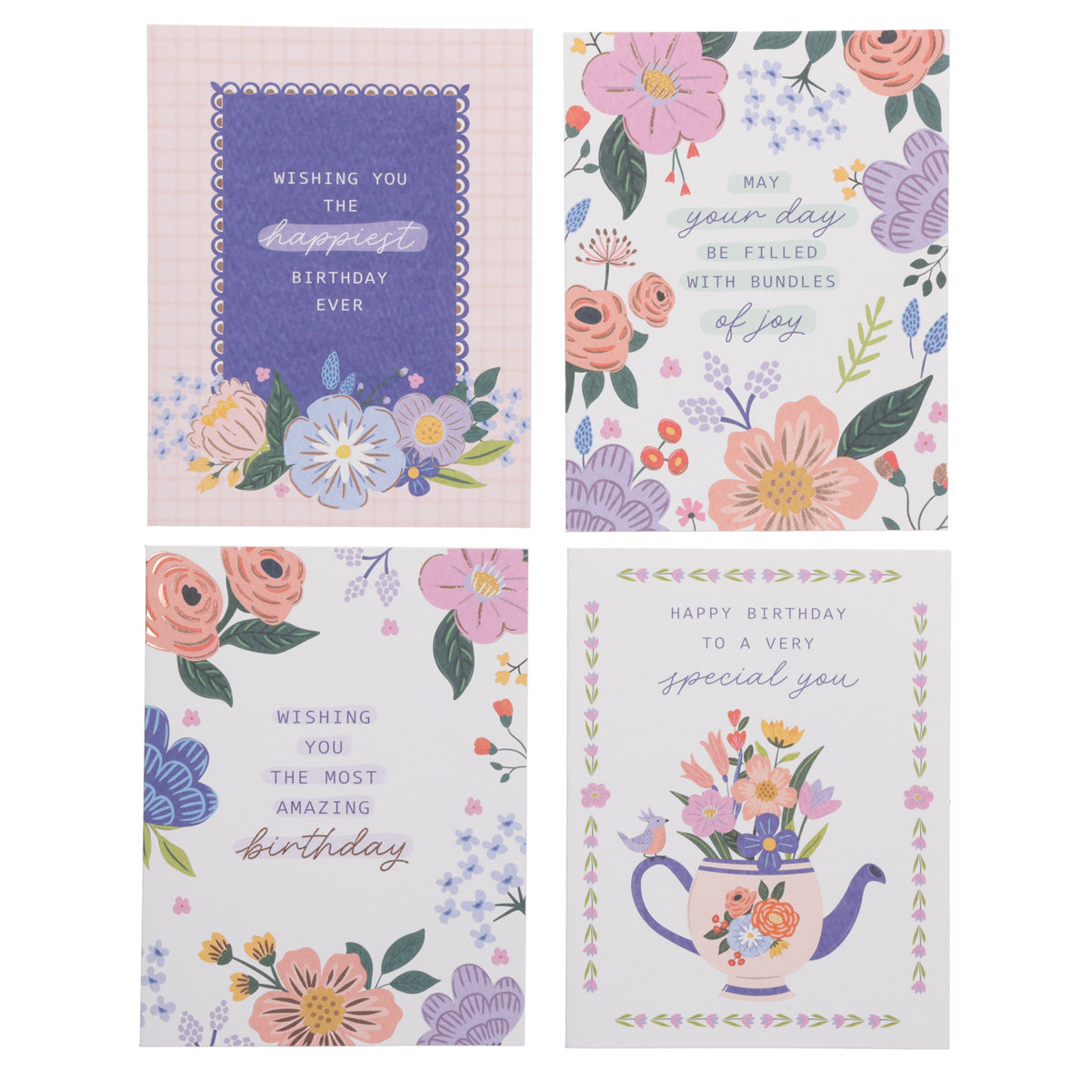 Spread Kindness Like Wild Flowers Boxed Set of 12 Cards and Envelopes