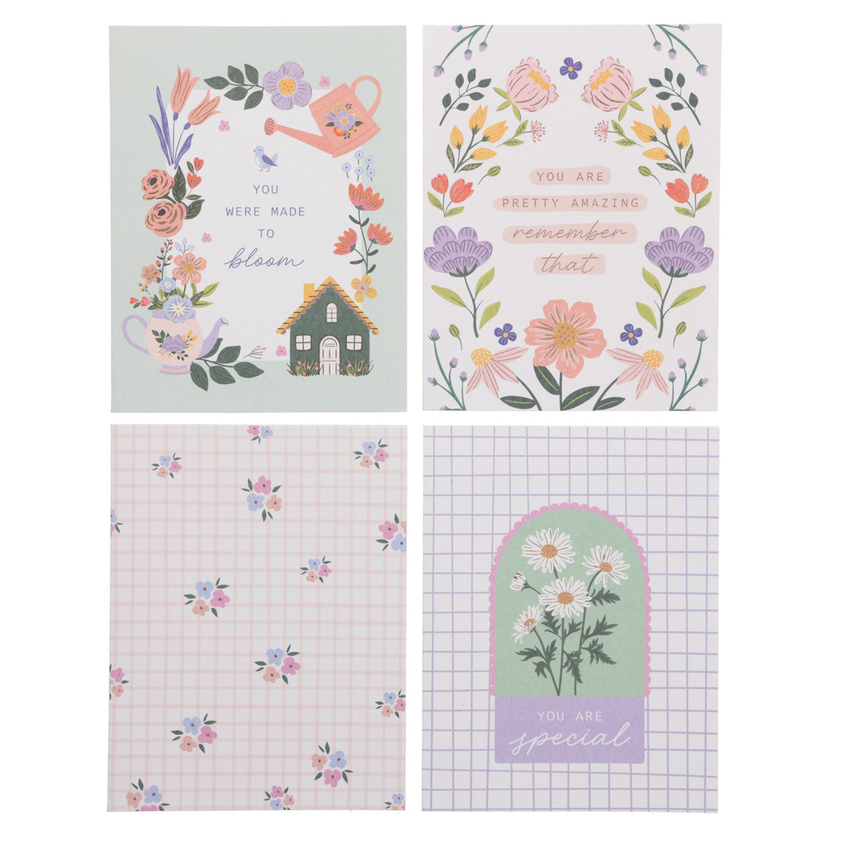 Spread Kindness Like Wild Flowers Boxed Set of 12 Cards and Envelopes