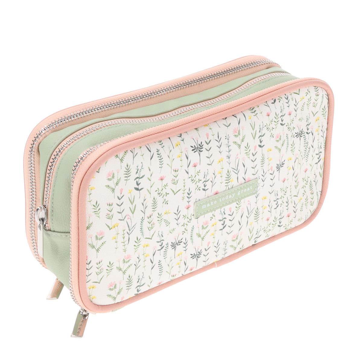 Make Today Great Faux Leather Pencil Case