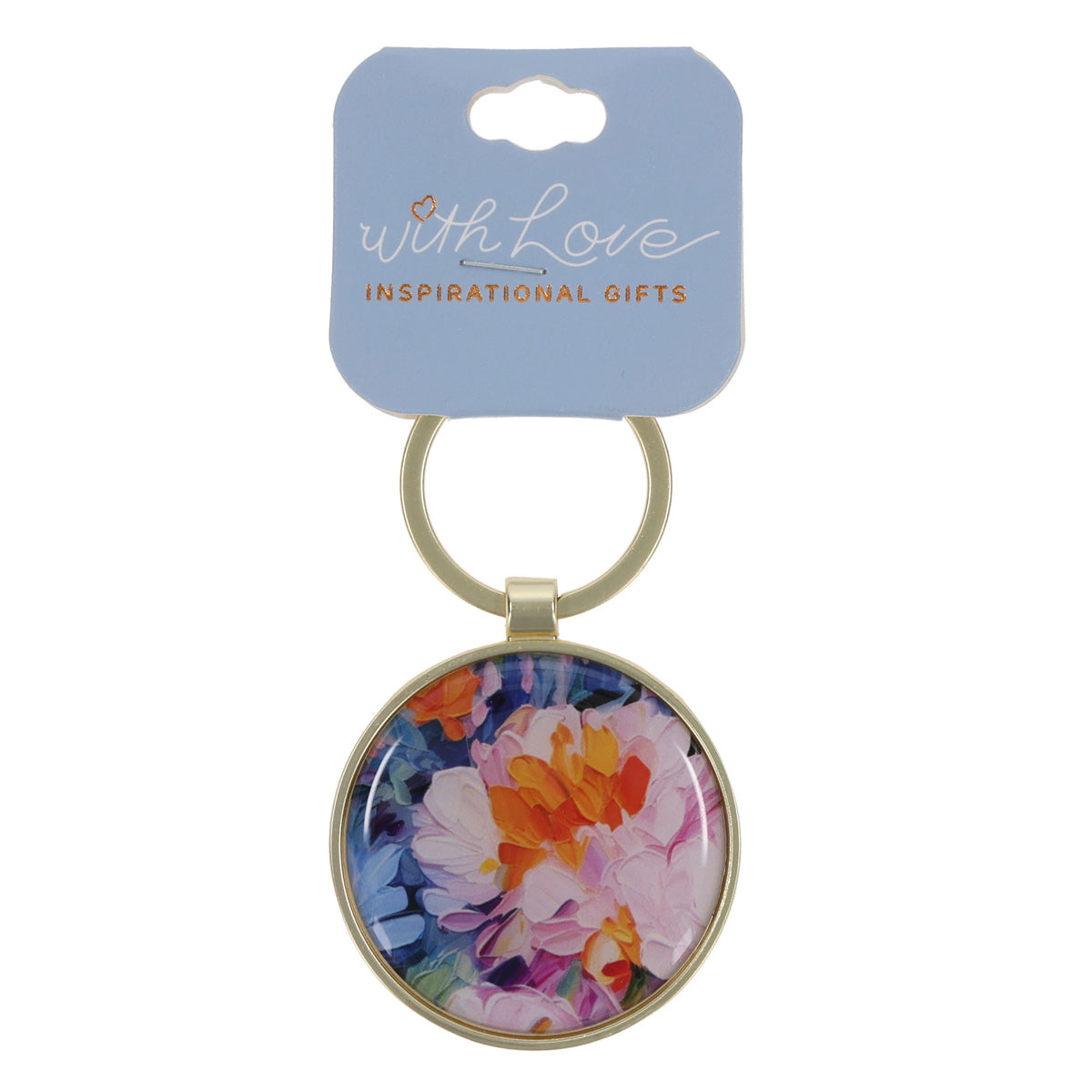 A Sweet Friendship Refreshes the Soul Epoxy Metal Key Ring