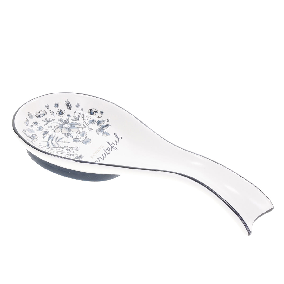 Always Grateful Ceramic Spoon Rest