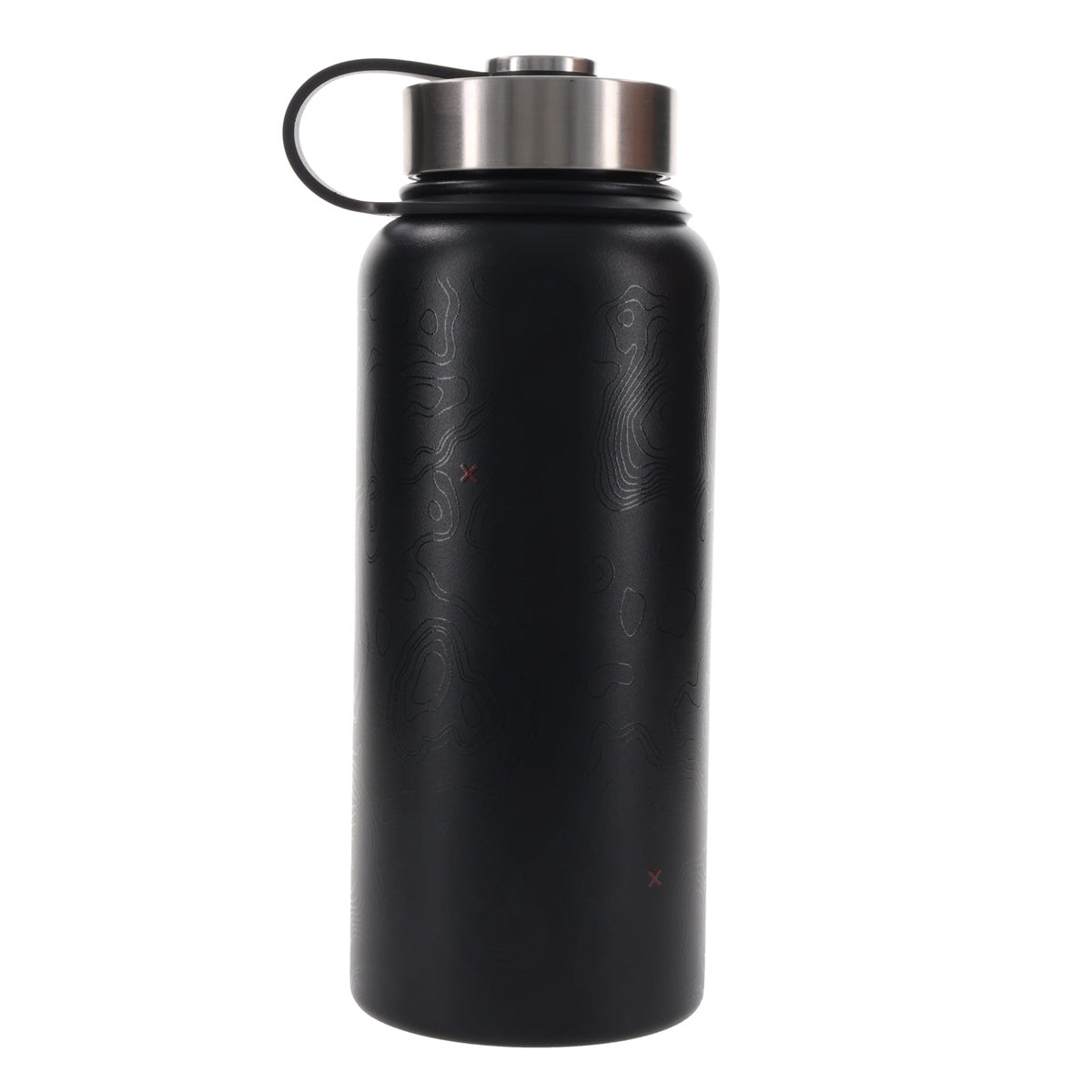 With God All Things Are Possible Black Stainless Steel Water Bottle