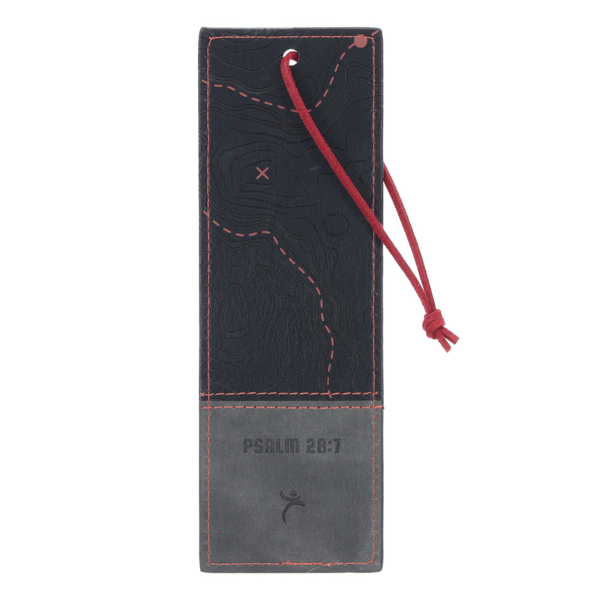 The Lord Is My Strength and Shield Faux Leather Bookmark