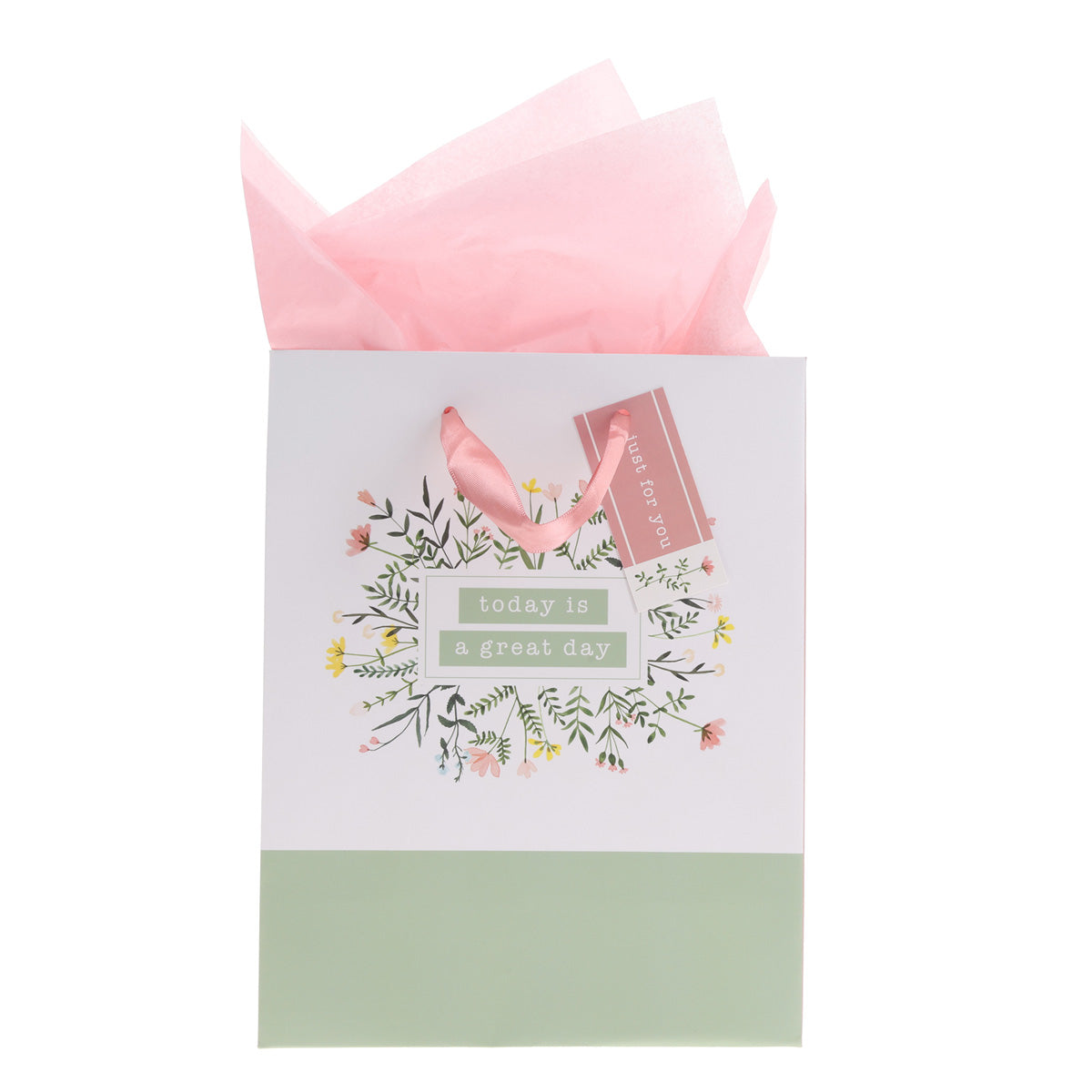 Today Is a Great Day Medium Gift Bag with Gift Tag