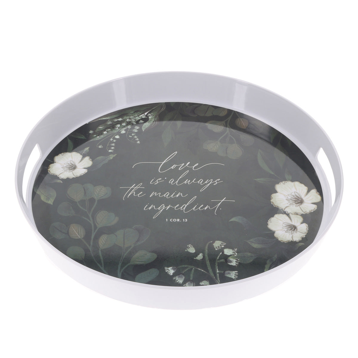 Love Is Always the Main Ingredient Melamine Serving Tray