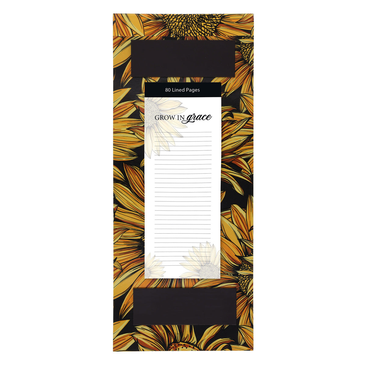 Grow in Grace Sunflowers Magnetic Notepad