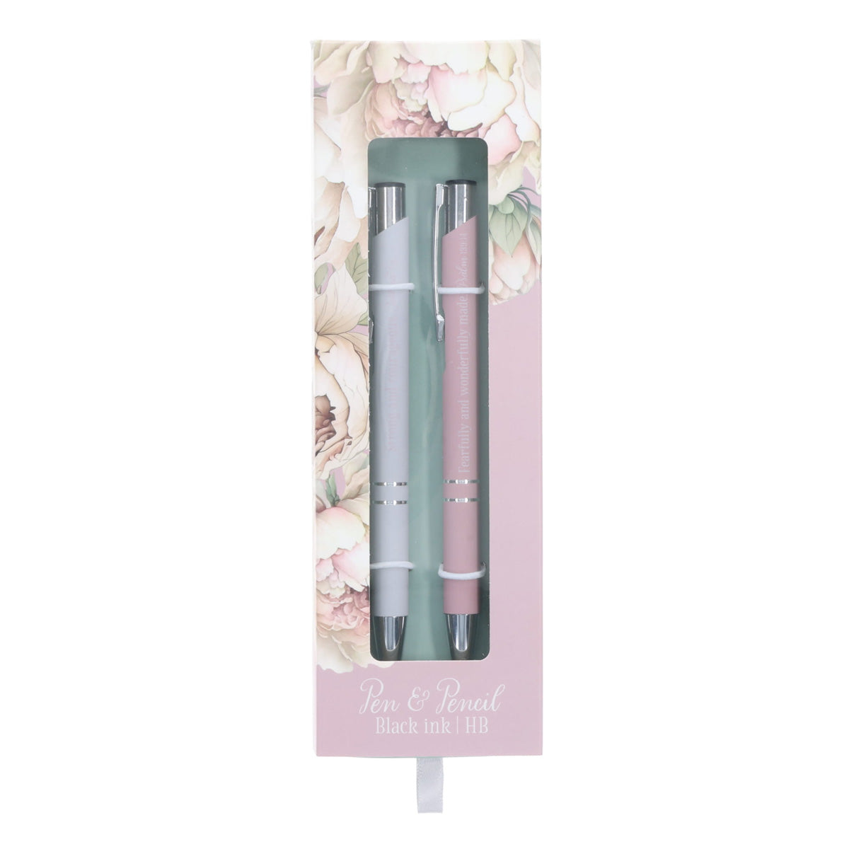 Botanical Peonies Pen and Pencil Set