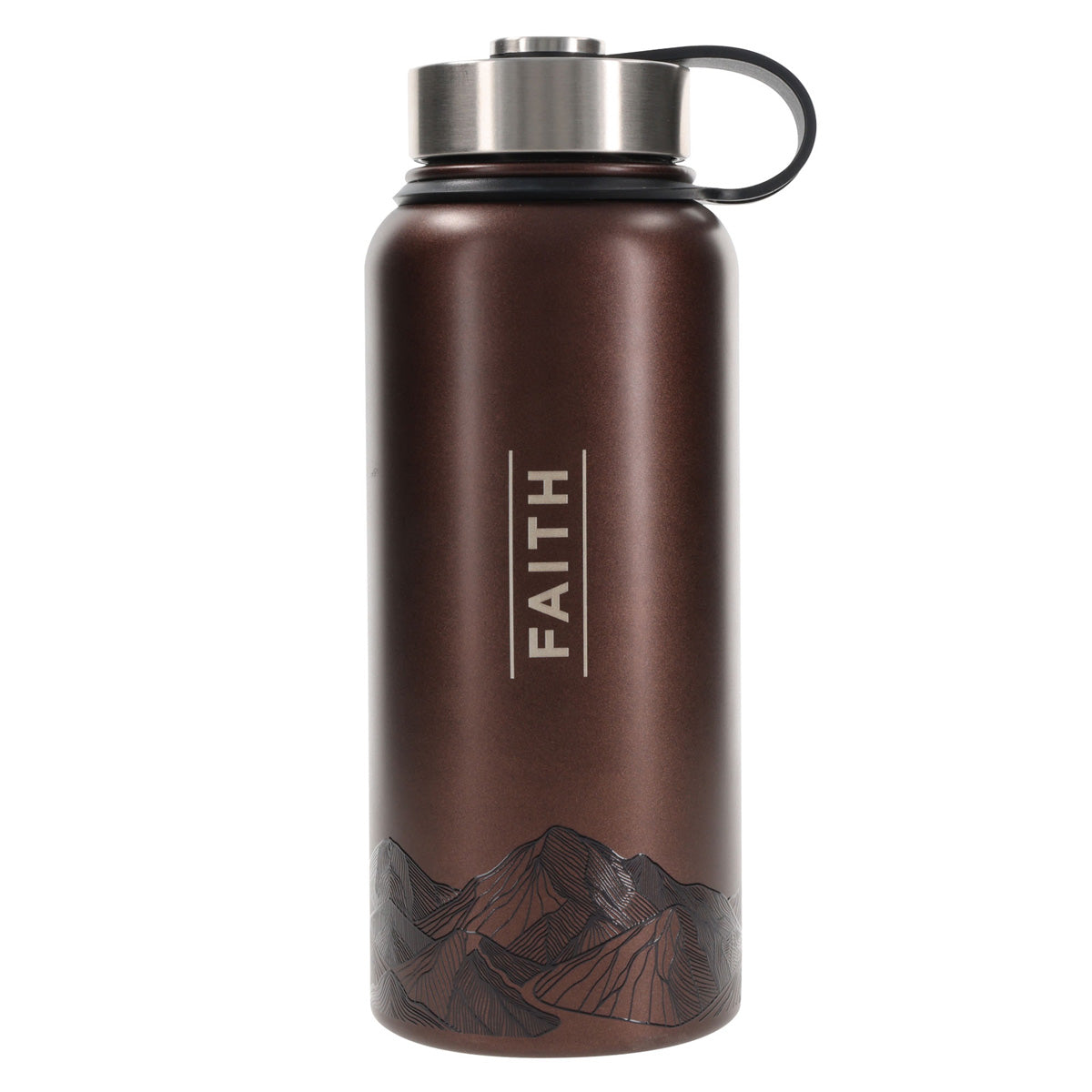 Faith Mountains Stainless Steel Water Bottle