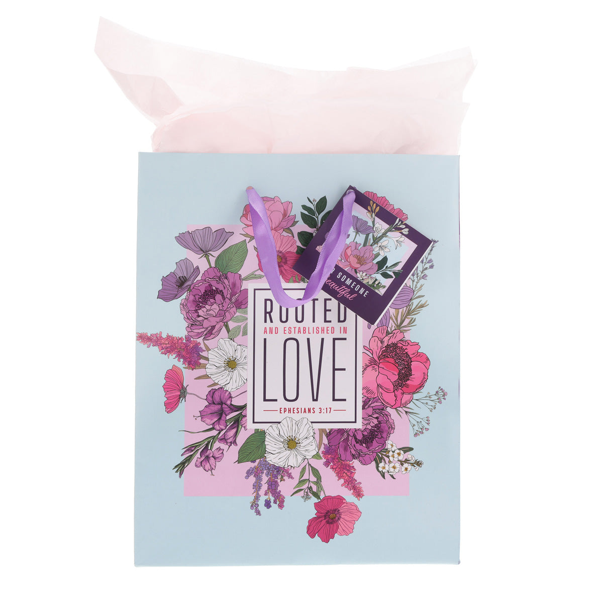 Rooted and Established in Love Medium Gift Bag with Gift Tag