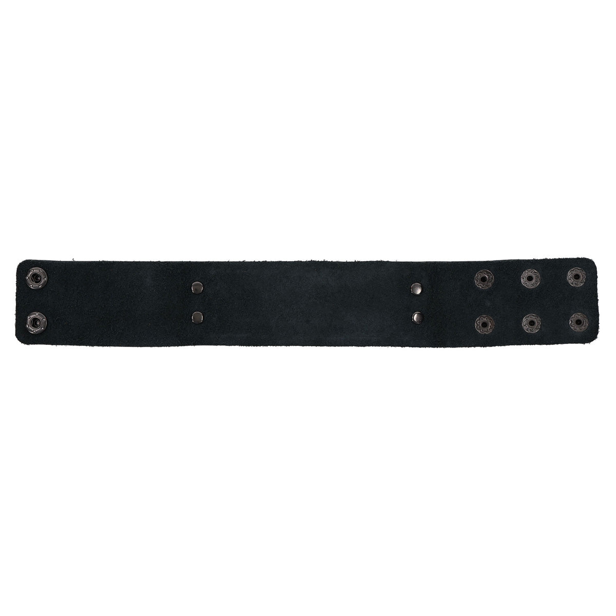 Strength and Courage Black and Butterscotch Genuine Leather Wriststrap