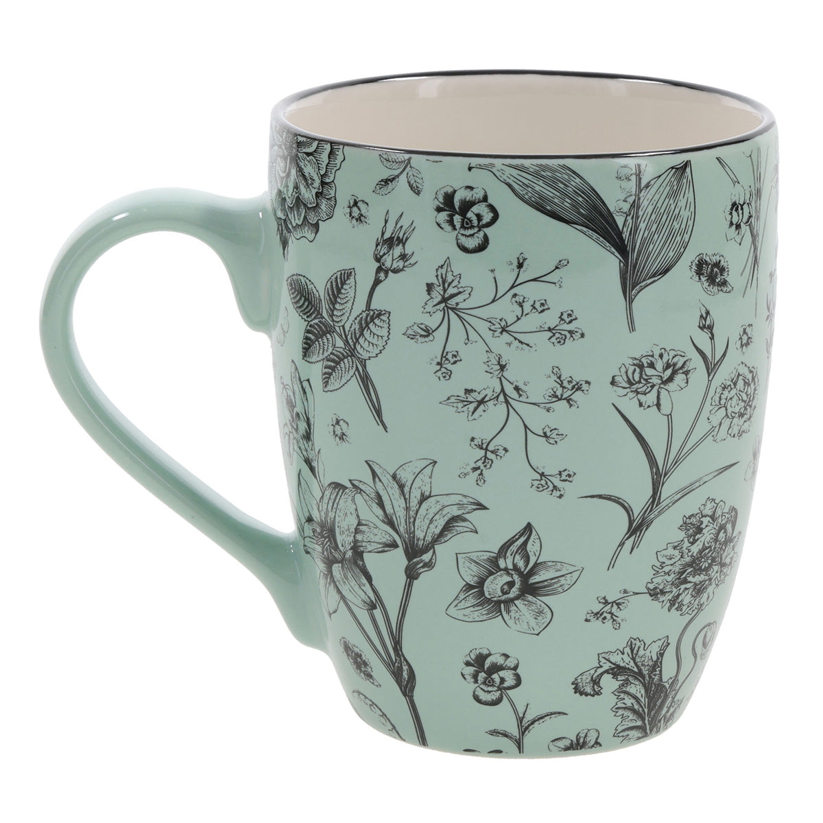 Rejoice Always Green Ceramic Mug