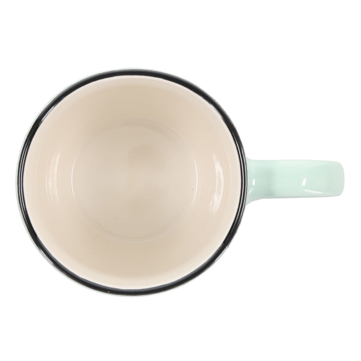 Rejoice Always Green Ceramic Mug
