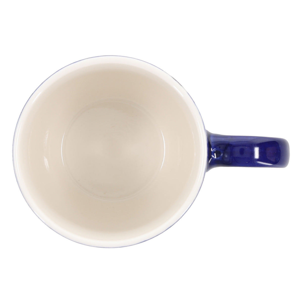 The Lord Is My Strength and My Song Blue Floral Ceramic Mug