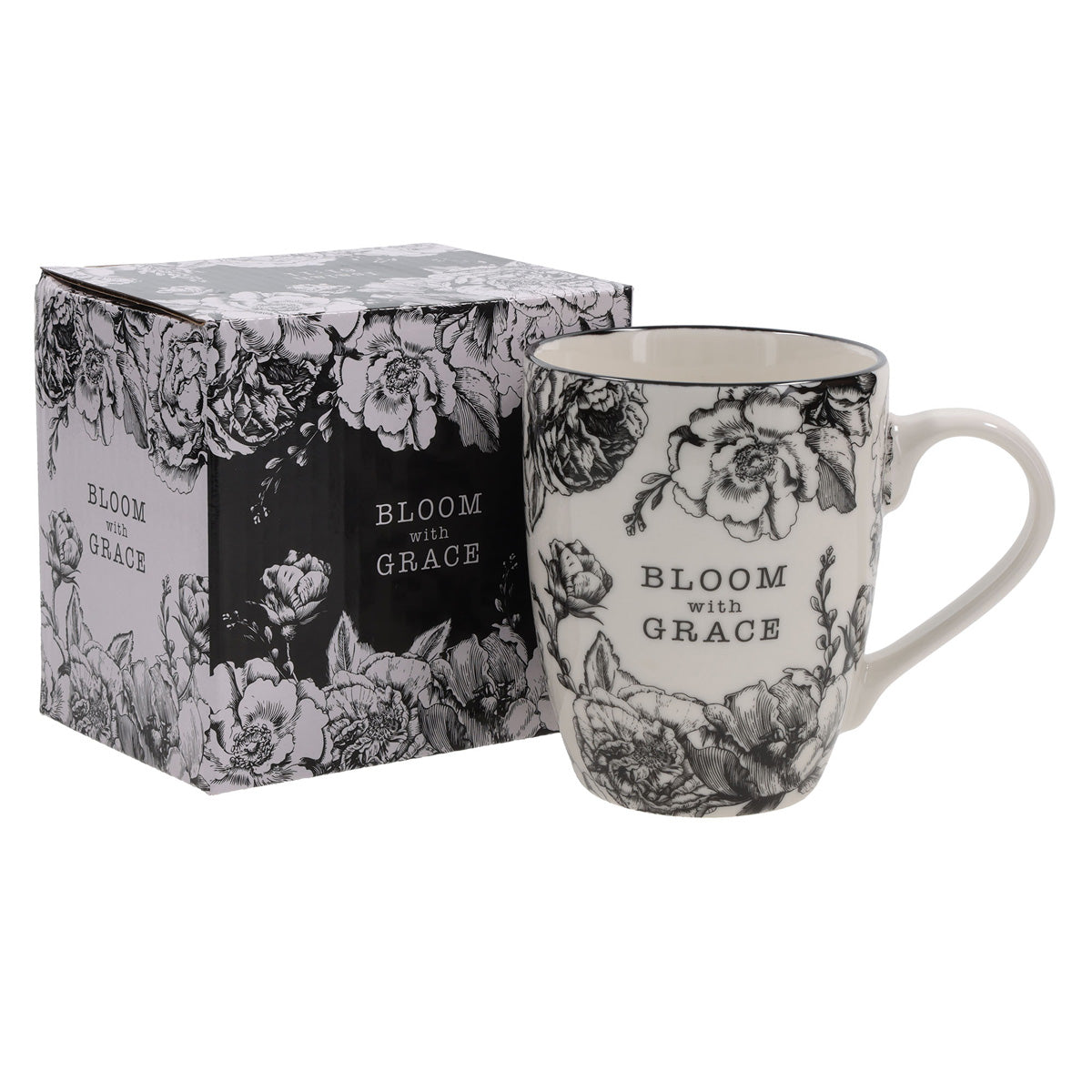 Bloom with Grace Ceramic Mug