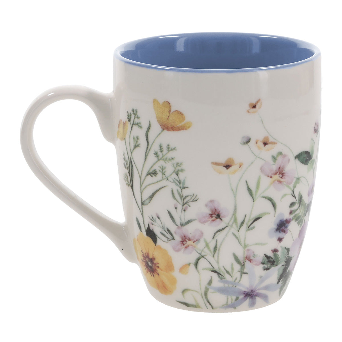 His Mercies Are New Every Morning Ceramic Mug with Blue Interior