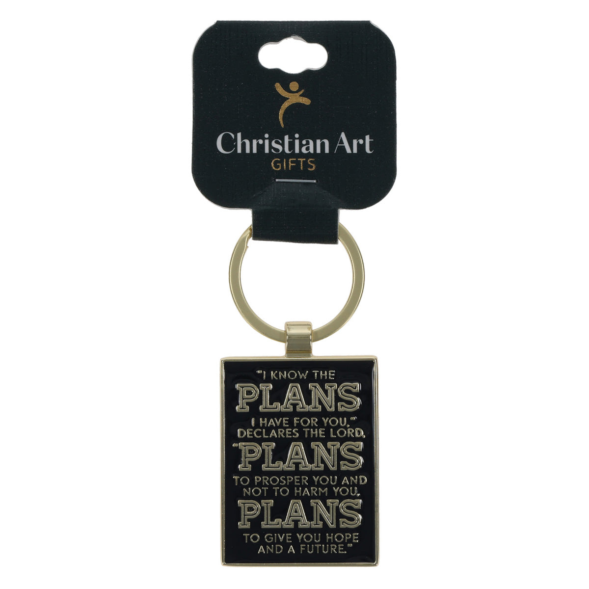 I Know the Plans I Have for You Metal Key Ring
