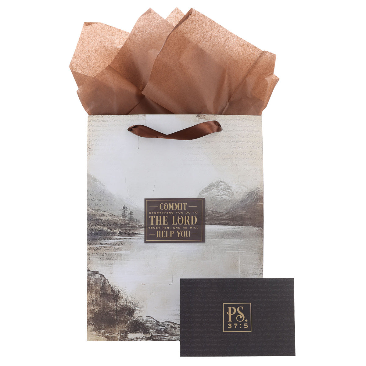 Commit to the Lord Large Portrait Gift Bag with Card