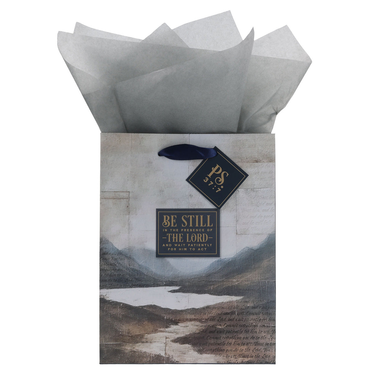 Be Still Medium Gift Bag with Gift Tag