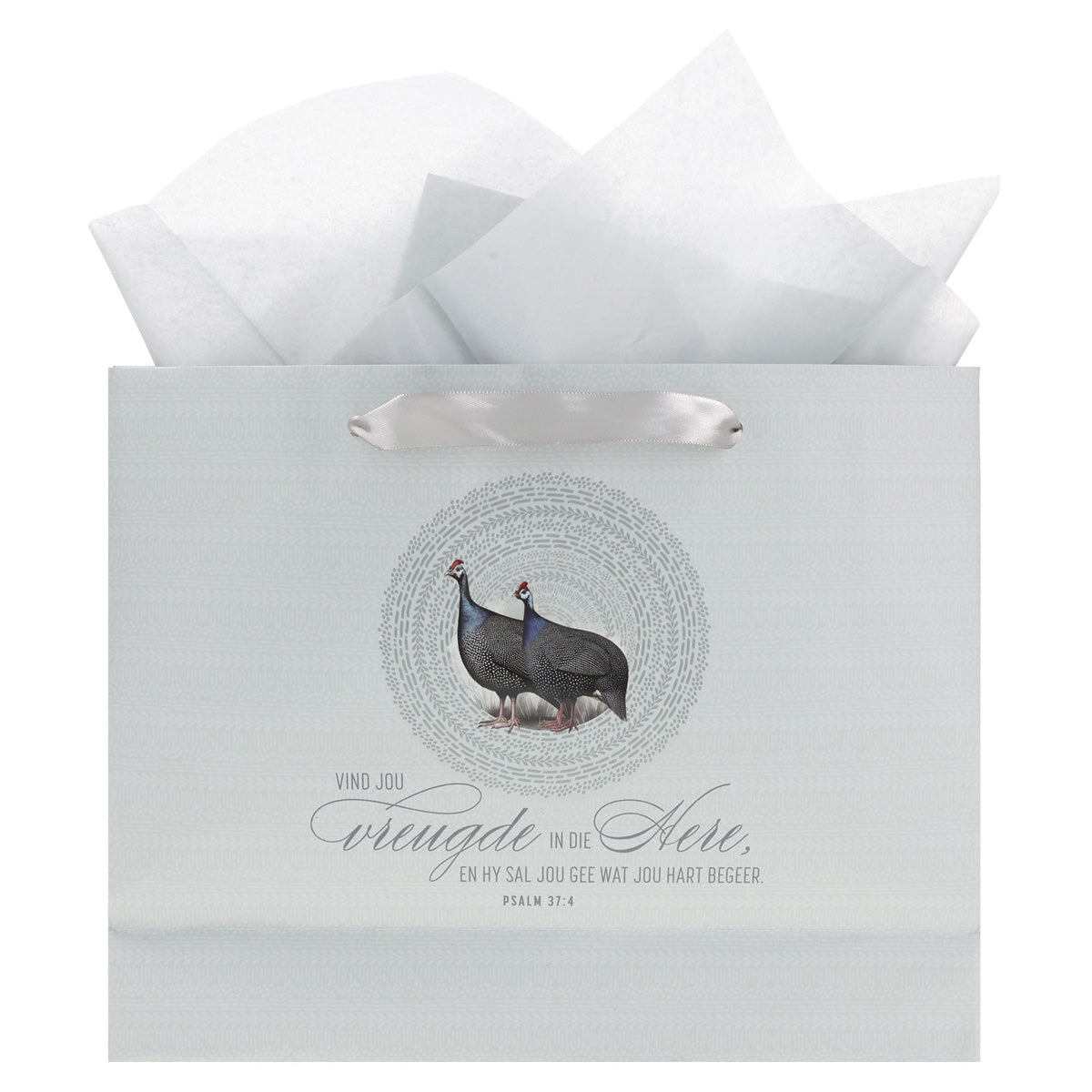 Vind Jou Vreugde in die Here Afrikaans Large Landscape Gift Bag with Gift Tag