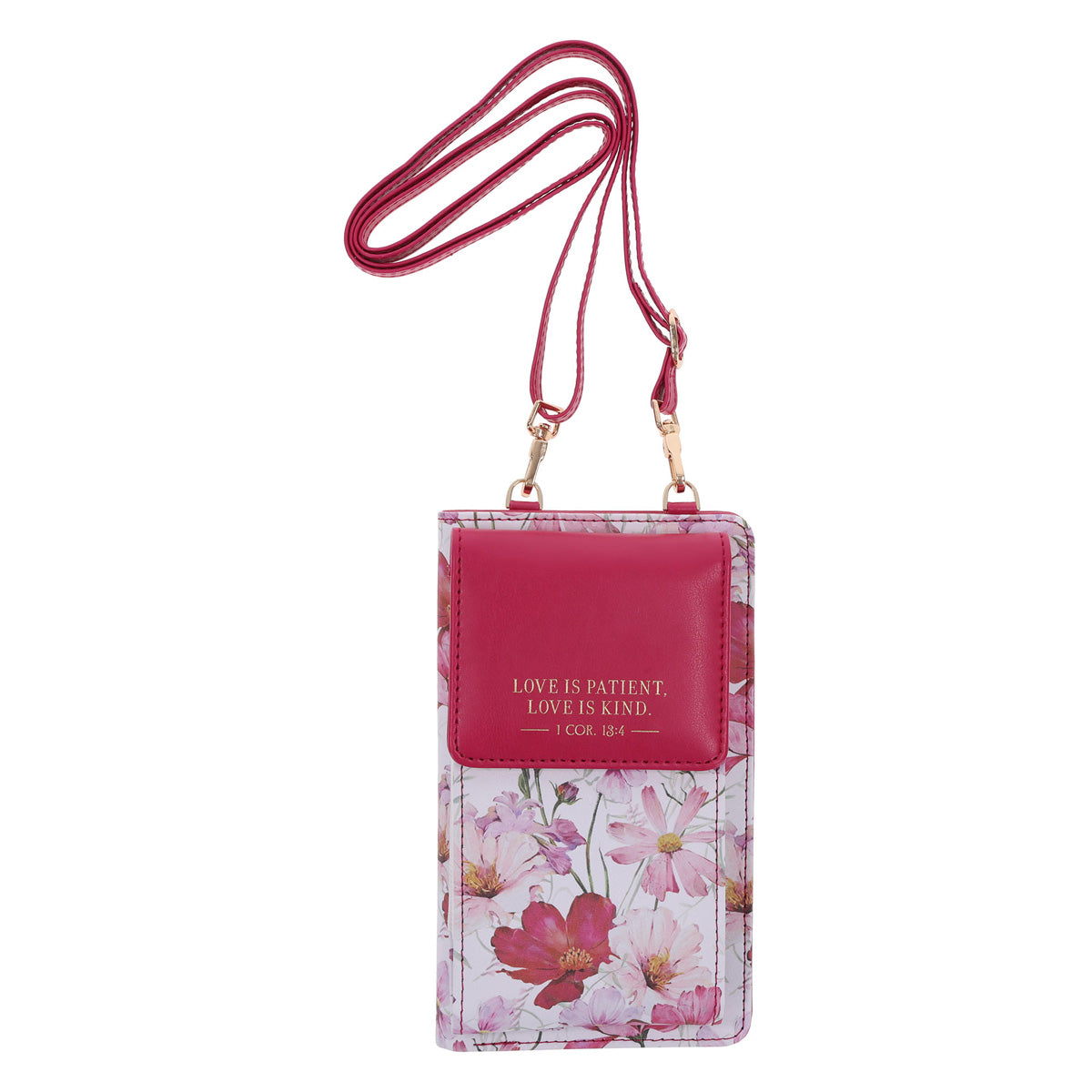 Love Is Patient, Love Is Kind Faux Leather Woman's Wallet