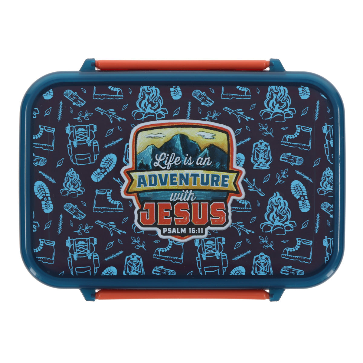 Life Is an Adventure with Jesus Plastic Lunch Box