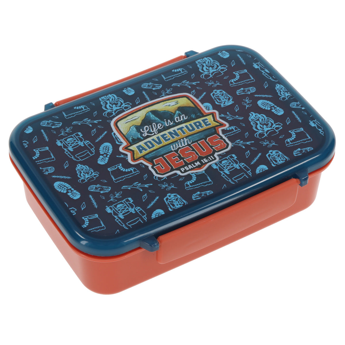 Life Is an Adventure with Jesus Plastic Lunch Box