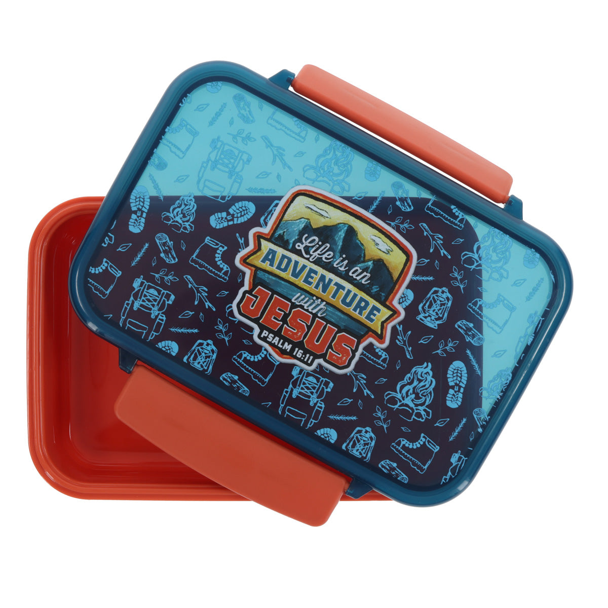 Life Is an Adventure with Jesus Plastic Lunch Box