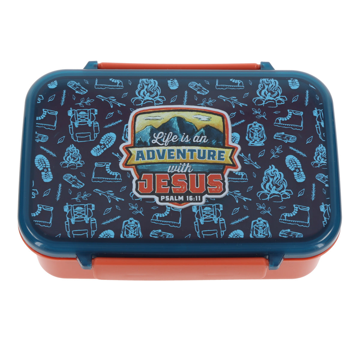 Life Is an Adventure with Jesus Plastic Lunch Box