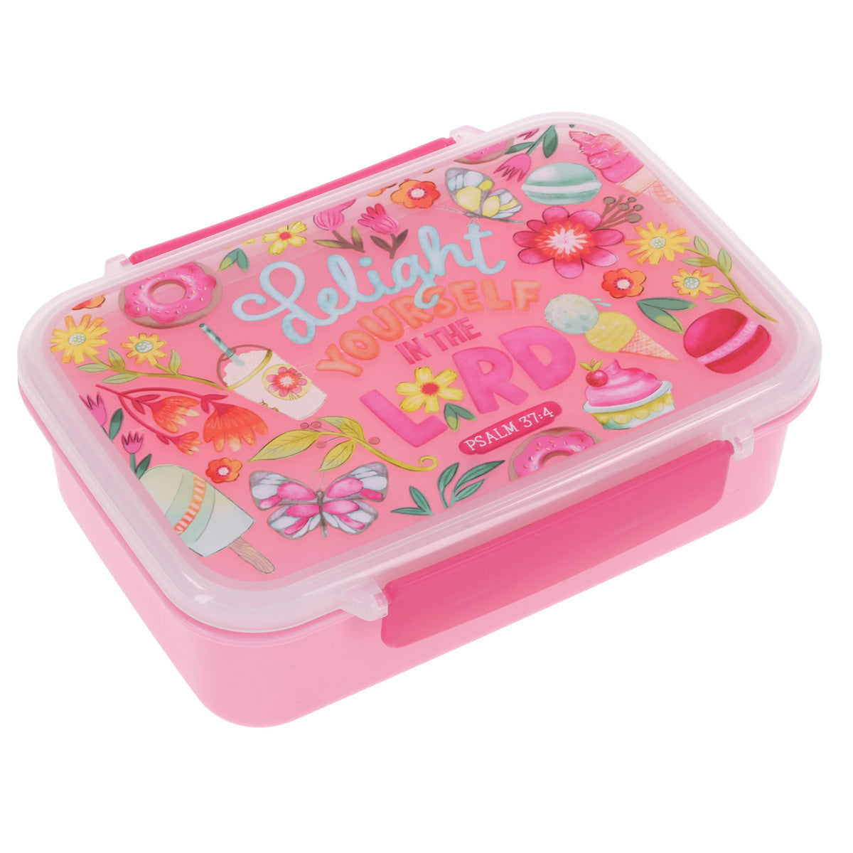 Delight Yourself in the Lord Plastic Lunch Box