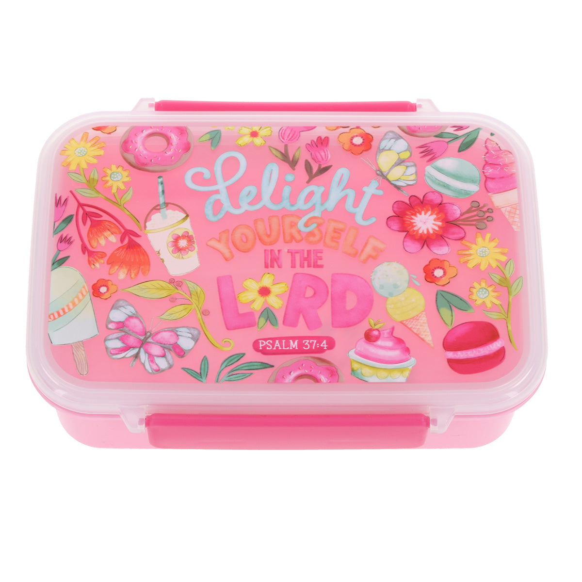 Delight Yourself in the Lord Plastic Lunch Box