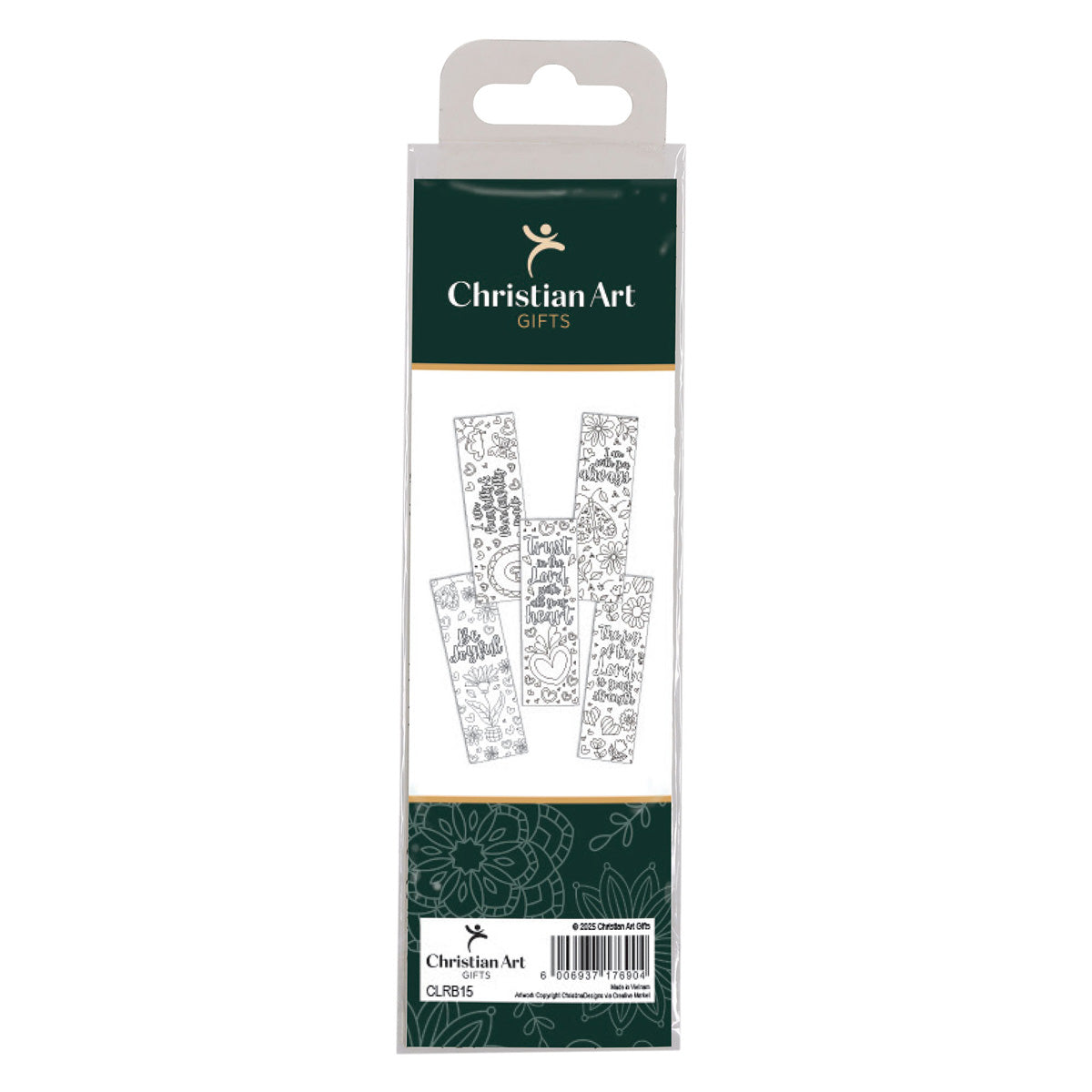 Be Joyful Five-Piece Coloring Bookmark Set