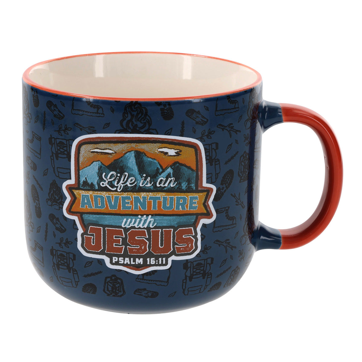 Life Is an Adventure with Jesus Ceramic Mug