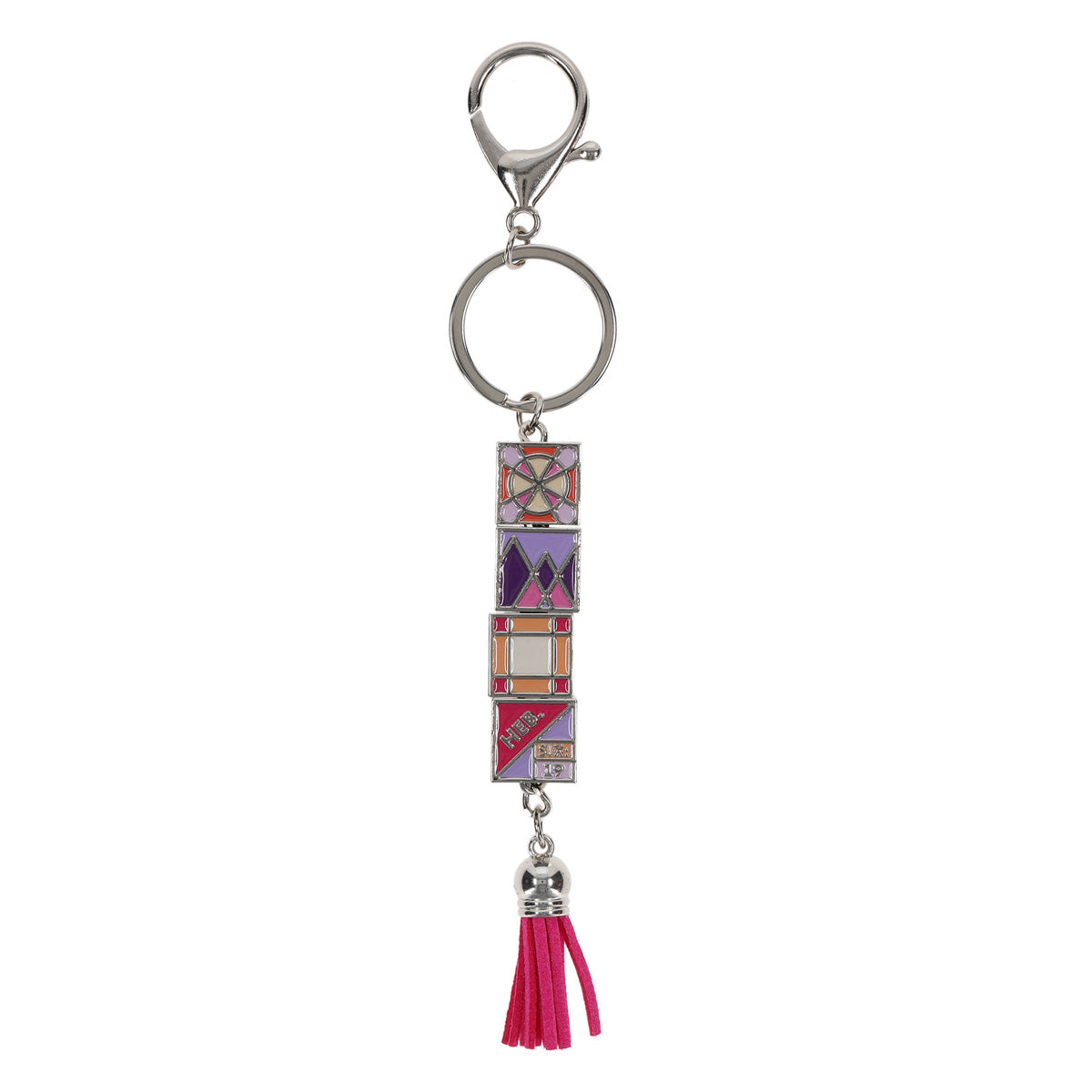 Hope Metal Cube Keychain