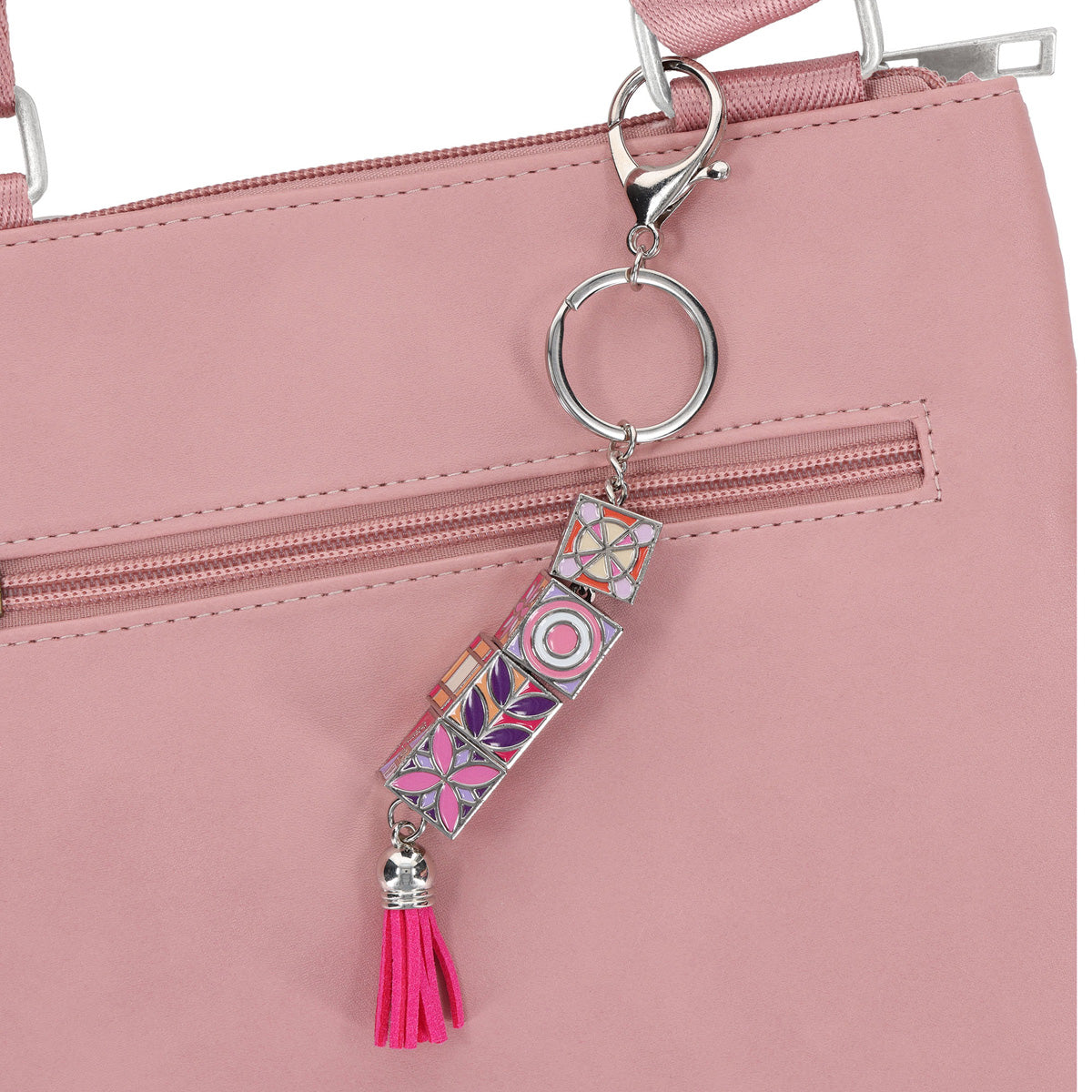 Hope Metal Cube Keychain